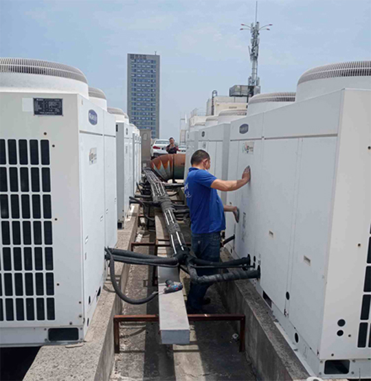 梁溪中央空调制热和不制冷系统维修方法